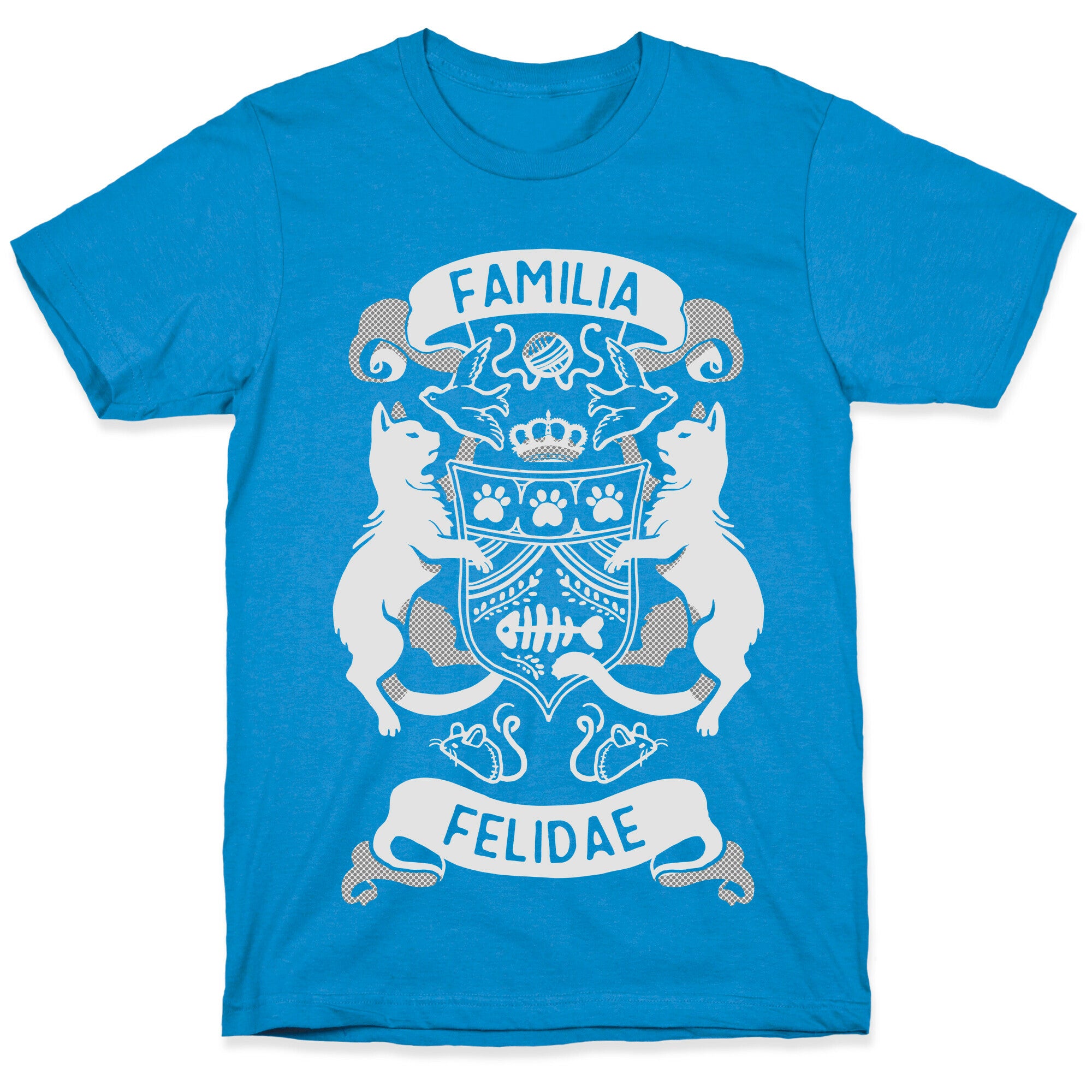 Cat Family Crest: Familia Felidae T-Shirt
